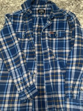 Pacific Trail Men's Blue & White Plaid Button-Up Shirt